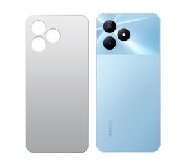  Стекло защитное гибридное МАТОВОЕ Krutoff для Realme Note 50 задняя сторона 