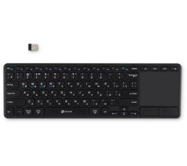  Клавиатура OKLICK K614W черный USB беспроводная slim Multimedia Touch 