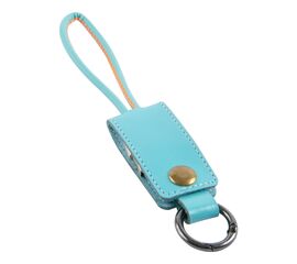  Кабель-брелок MB Mobility USB – Micro-USB, 25 см, голубой 