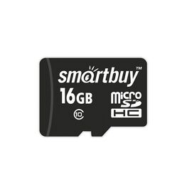  Карта флэш-памяти MicroSD 16 Гб Smart Buy без SD адаптера (class 10) LE 