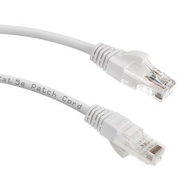  Патч-корд Lanmaster UTP LAN-PC45/U5E-1.0-WH вилка RJ-45-вилка RJ-45 кат.5е 1м белый LSZH (уп.:1шт) 