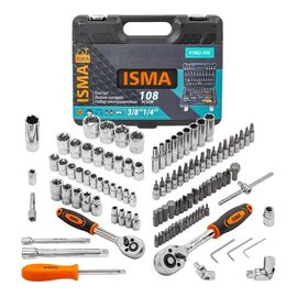  Набор инструментов ISMA Isma-41082-5DS-м (52673) 108 пр. 