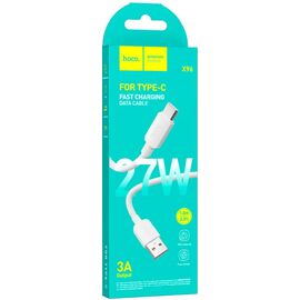  HOCO X96/ USB кабель Type-C/ 1m/ 3A/ White 