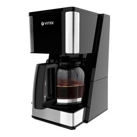  Кофеварка Vitek VT-8384 черный/серебро 