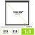  Экран Cactus CS-PSW-213X213-SG Wallscreen 1:1 настенно-потолочный рулонный серый 