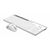  Клавиатура + мышь A4Tech Fstyler FB2535C клав:белый/серый мышь:белый/серый USB беспроводная Bluetooth/Радио slim (FB2535C ICY WHITE) 