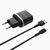  Адаптер Сетевой с кабелем Borofone BA25A Outstanding 2USB/5V/2.4A +micro USB (white) 