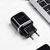  Адаптер Сетевой с кабелем Borofone BA36A High 1USB/5V/3A QC3.0 +micro USB (black) 