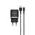  Адаптер Сетевой с кабелем Borofone BA36A High 1USB/5V/3A QC3.0 +micro USB (black) 