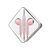 Проводные наушники с микрофоном вкладыши Hoco M55 Memory sound, 3.5 Jack (pink) 