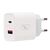  Адаптер Сетевой SKYDOLPHIN SC01 1USB/1TYPE-C/5V/2.4A (white) (206525) 