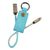  Кабель-брелок MB Mobility USB – Lightning, 25 см, голубой 