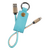  Кабель-брелок MB Mobility USB – Lightning, 25 см, голубой 
