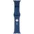  Ремешок силиконовый для Apple Watch – 38/40 mm (S3/S4/S5/SE/S6), синий 