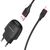  Блок питания сетевой 1 USB Borofone, BA49A, Vast, 2400mA, пластик, цвет: чёрный (1/44/176) 
