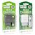  Блок питания сетевой 1 USB HOCO, C72Q, Glorious, 2400mA, пластик, QC3.0, кабель Type-C, цвет: чёрный (1/30/180) 