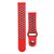  Силиконовый ремешок WB014  22 мм для Samsung Gear S3 Frontier/Gear S3 Classic/Galaxy Watch / Универсальный браслет для смарт-часов с крпеплением 22 мм, с перфорацией, красно-черный 
