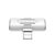  Переходник 8 pin - 2x 8 pin(f) Borofone BV6 Comfortable, круглый, пластик, цвет: белый (1/150/900) 