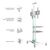  40"-70" Мобильная стойка ONKRON TS1552 White 