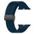  Ремешок на магнитной застёжки-бабочки APW29  для Apple Watch 38/40/41мм  / Браслет силиконовый с soft touch (соф тач) покрытием для Smart X7 mini/Smart GS8 mini/ темно-синий 