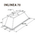  Вытяжка Kuppersberg Inlinea 70 X 