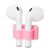  Держатель - силиконовый для наушников "Apple AirPods" (pink) (97761) 