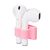  Держатель - силиконовый для наушников "Apple AirPods" (pink) (97761) 