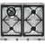  Варочная панель SMEG SR964XGH Victoria газ, варочная 60см, нерж 