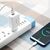  Адаптер Сетевой с кабелем Borofone BA21A Long QC3.0 1USB/5V/3A +Type-C (white) (124192) 