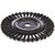  Щетка дисковая для УШМ STAYER Master 35120-200, плетенные пучки проволоки 0,5мм, 200мм/22мм 