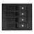  Корзина для HDD ExeGate HS435-02 (универсальная, на 4*3,5"/2.5" SATA HDD, занимает 3*5,25" отсека, RTL) 