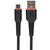  Кабель USB - micro USB SKYDOLPHIN S54V 100см 2,4A (black) (206467) 