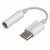  Адаптер Breaking, AUX 3.5мм - USB-C (Белый) 
