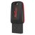  Флэш накопитель USB 64 Гб Netac U197 mini (black/red) (210697) 