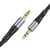  Аудиокабель HOCO UPA22 AUX Jack 3.5 (m) - Jack 3,5 (m), 1 м, черный 