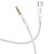  Аудиокабель HOCO UPA19 AUX Jack 3.5 (m) - Type-C (m), 1 м, серебристый 