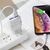  Сетевое зарядное устройство BOROFONE BA24A Vigour 2xUSB с Кабелем USB - Lightning, 2.4A, белый 