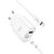  Сетевое зарядное устройство HOCO C95A Lineal 1xUSB + 1xUSB-C с Кабелем Type-C - Lightning, 3A, 20W, белый 