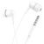  Проводные наушники HOCO M97 Enjoy, Jack 3.5mm, 1.2 м, белый 