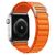  Нейлоновый браслет ApW27   Alpine Loop (Альпийская петля) для смарт часов Apple Watch 38/40/41 mm/ тканевый сменный спортивный  (эпл вотч) / оранжевый 