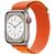  Нейлоновый браслет ApW27   Alpine Loop (Альпийская петля) для смарт часов Apple Watch 38/40/41 mm/ тканевый сменный спортивный  (эпл вотч) / оранжевый 