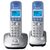  Радиотелефон Panasonic KX-TG2512RUS (серебристый, 2 трубки) 