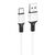  Кабель USB - Type-C Borofone BX84 100см 3A (white) (217542) 