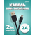  Кабель PERFEO  USB A вилка - Micro USB вилка, 2A, черный, длина 2 м., Micro TWO (U4010) 