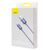  Кабель USB - Lightning Baseus Crystal Shine Series Fast Charging Data Cable 2.4A 2m, нейлон , CAJY000105 (Purple) 