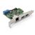  Контроллер сетевой ExeGate EXE-362 EX290278RUS (PCI-E x1 v2.0, 2*USB3.0 ext. + 1*USB3.0 int. + LAN UTP 1000Mbps, Chipset VL805 + RTL8153B) 