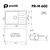  Кухонная мойка Practik PR-M 600-002 Слоновая кость 