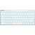  Клавиатура A4Tech Fstyler FX61 белый USB slim LED (FX61 White) 