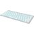  Клавиатура A4Tech Fstyler FX61 белый USB slim LED (FX61 White) 