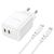  Сетевое зарядное устройство BOROFONE BN9 Reacher 2xUSB-C с Кабелем Type-C - Type-C, 35W, белый 